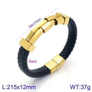 Leather Bracelet - KB125571-KFC