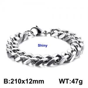 Stainless Steel Bracelet(Men) - KB125921-Z