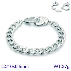 Stainless Steel Bracelet(Men) - KB126394-Z