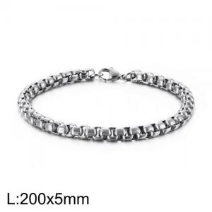 Stainless Steel Bracelet(Men) - KB126592-Z