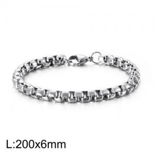 Stainless Steel Bracelet(Men) - KB126593-Z