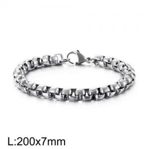 Stainless Steel Bracelet(Men) - KB126594-Z