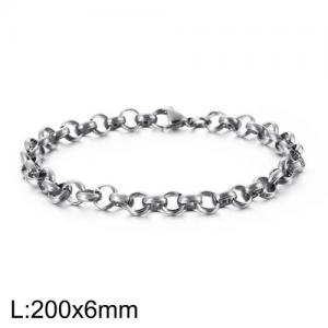 Stainless Steel Bracelet(Men) - KB126600-Z