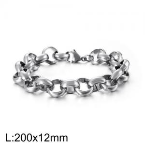 Stainless Steel Bracelet(Men) - KB126602-Z