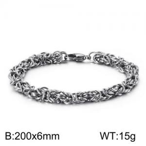 Stainless Steel Bracelet(Men) - KB126620-Z