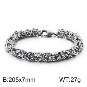 Stainless Steel Bracelet(Men) - KB126621-Z