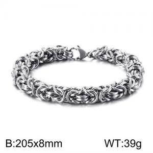 Stainless Steel Bracelet(Men) - KB126622-Z