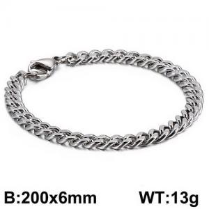 Stainless Steel Bracelet(Men) - KB126668-Z