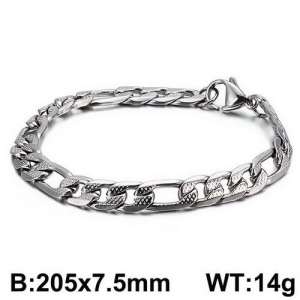 Stainless Steel Bracelet(Men) - KB126682-Z