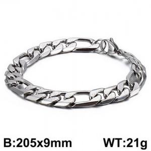 Stainless Steel Bracelet(Men) - KB126683-Z