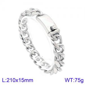 Stainless Steel Bracelet(Men) - KB127142-Z