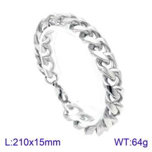 Stainless Steel Bracelet(Men) - KB127144-Z