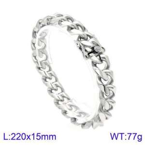 Stainless Steel Bracelet(Men) - KB127145-Z