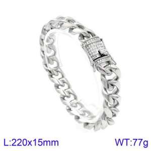 Stainless Steel Bracelet(Men) - KB127147-Z