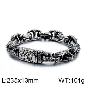 Stainless Steel Bracelet(Men) - KB128121-BDJX