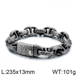 Stainless Steel Bracelet(Men) - KB128121-BDJX