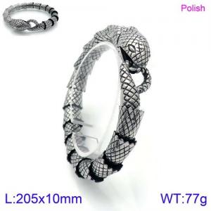 Stainless Steel Bracelet(Men) - KB129397-BDJX