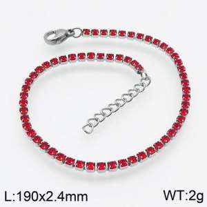 Stainless Steel Stone Bracelet - KB129441-KJ