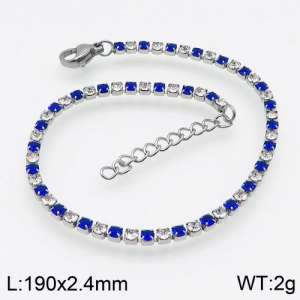 Stainless Steel Stone Bracelet - KB129445-KJ