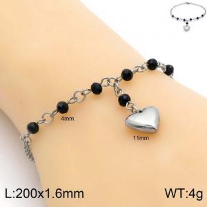 Stainless Steel Crystal Bracelet - KB129488-Z