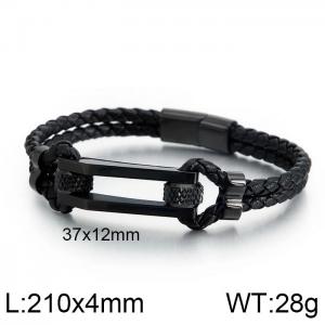 Leather Bracelet - KB129767-KFC