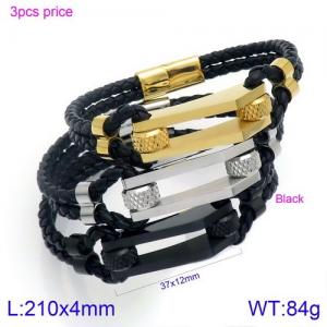 Leather Bracelet - KB129768-KFC