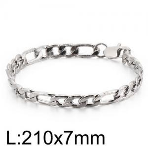 Stainless Steel Bracelet(Men) - KB129864-Z