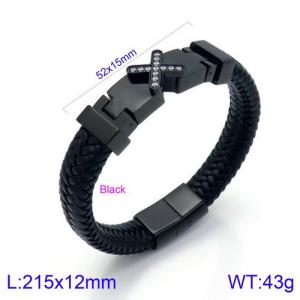 Leather Bracelet - KB129964-KFC