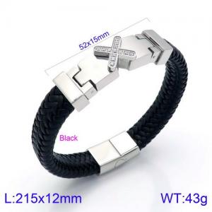 Leather Bracelet - KB129965-KFC