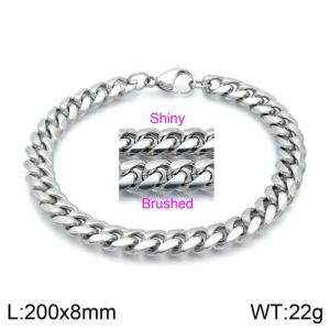 Stainless Steel Bracelet(Men) - KB130100-Z
