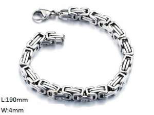 Stainless Steel Bracelet(Men) - KB130152-Z