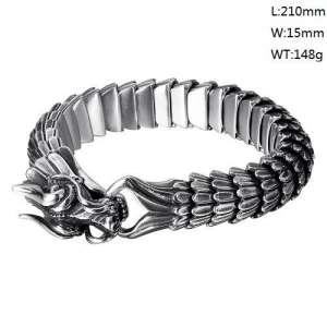 Stainless Steel Bracelet(Men) - KB130169-KJX