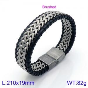 Stainless Steel Bracelet(Men) - KB130173-KFC