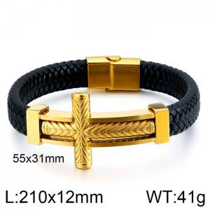 Leather Bracelet - KB130232-KFC