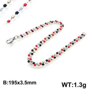 Stainless Steel Crystal Bracelet - KB130352-Z