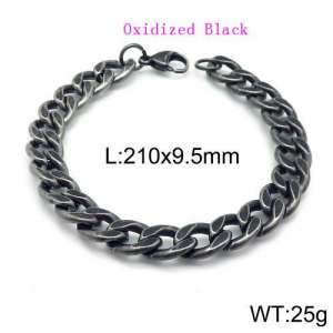 Stainless Steel Bracelet(Men) - KB130388-Z