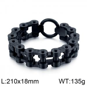 Stainless Steel Bicycle Bracelet - KB130424-KFC