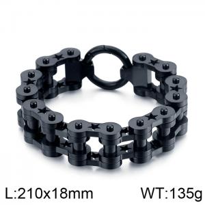 Stainless Steel Bicycle Bracelet - KB130427-KFC