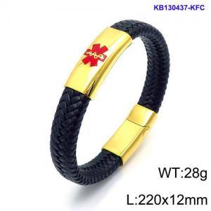 Leather Bracelet - KB130437-KFC