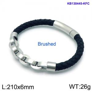 Leather Bracelet - KB130445-KFC
