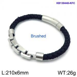 Leather Bracelet - KB130448-KFC