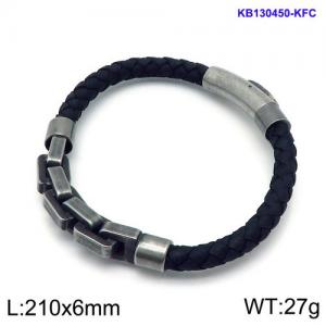Leather Bracelet - KB130450-KFC