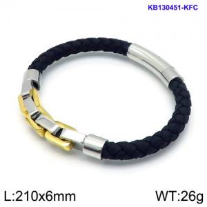 Leather Bracelet - KB130451-KFC