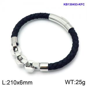 Leather Bracelet - KB130453-KFC