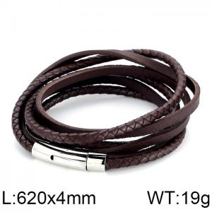 Leather Bracelet - KB130455-KFC