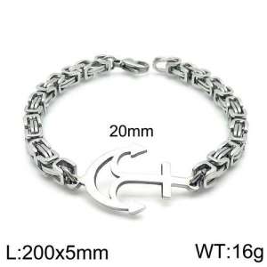Stainless Steel Bracelet(Men) - KB130594-Z