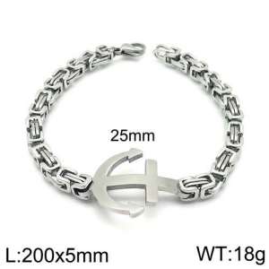 Stainless Steel Bracelet(Men) - KB130602-Z