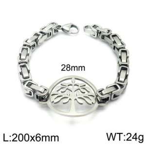 Stainless Steel Bracelet(Men) - KB130607-Z