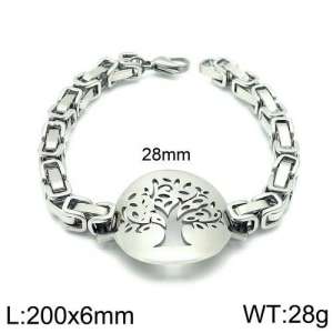 Stainless Steel Bracelet(Men) - KB130609-Z
