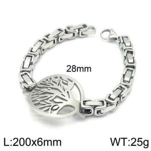 Stainless Steel Bracelet(Men) - KB130611-Z